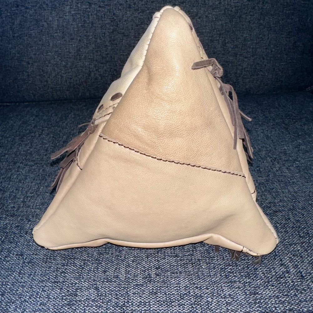 Leather Renditions Lambskin Triangular Wristlet - image 4